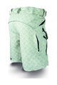 HAVEN Pantaloni scurți de ciclism fără bretele - CUBES - verde
