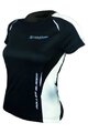 HAVEN Tricou de ciclism cu mânecă scurtă - MISSFIT - negru/alb