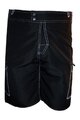 HAVEN Pantaloni scurți de ciclism fără bretele - COMPETITOR - negru/alb