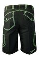 HAVEN Pantaloni scurți de ciclism fără bretele - COMPETITOR - negru/verde