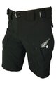 HAVEN Pantaloni scurți de ciclism fără bretele - CUBES II - negru