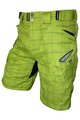 HAVEN Pantaloni scurți de ciclism fără bretele - CUBES II - galben