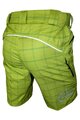 HAVEN Pantaloni scurți de ciclism fără bretele - CUBES II - galben