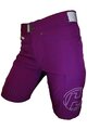HAVEN Pantaloni scurți de ciclism fără bretele - AMAZON LADY - mov