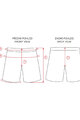 HAVEN Pantaloni scurți de ciclism fără bretele - AMAZON LADY - mov