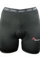 HAVEN Pantaloni scurți de ciclism fără bretele - PEARL II - negru/roz