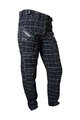 HAVEN Pantaloni de ciclism lungi fără bretele - CUBES KINGSIZE II - negru