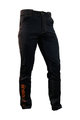 HAVEN Pantaloni de ciclism lungi fără bretele - FUTURA - negru/portocaliu