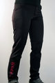 HAVEN Pantaloni de ciclism lungi fără bretele - FUTURA - negru/roz