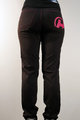 HAVEN Pantaloni de ciclism lungi fără bretele - FUTURA - negru/roz