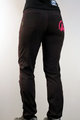 HAVEN Pantaloni de ciclism lungi fără bretele - FUTURA - negru/roz