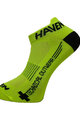 HAVEN Șosete de gleznă de ciclism - SNAKE SILVER NEO 2PAK - galben/negru