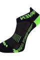 HAVEN Șosete de gleznă de ciclism - SNAKE SILVER NEO 2PAK - negru/verde