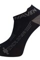HAVEN Șosete de gleznă de ciclism - SNAKE SILVER NEO 2PAK - negru/gri