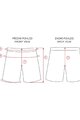 HAVEN Pantaloni scurți de ciclism fără bretele - SINGLETRAIL WMS - albastru