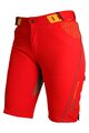 HAVEN Pantaloni scurți de ciclism fără bretele - SINGLETRAIL WMS - roșu