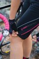 HAVEN Pantaloni scurți de ciclism fără bretele - SINGLETRAIL WMS - negru/roz
