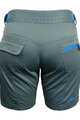 HAVEN Pantaloni scurți de ciclism fără bretele - AMAZON LADY - gri/albastru