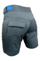 HAVEN Pantaloni scurți de ciclism fără bretele - AMAZON LADY - gri/albastru