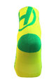 HAVEN Șosete clasice de ciclism - LITE SILVER NEO 2PAK - galben/verde