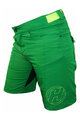 HAVEN Pantaloni scurți de ciclism fără bretele - AMAZON - verde/galben