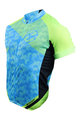 HAVEN Tricou de ciclism cu mânecă scurtă - SINGLETRAIL - albastru/verde