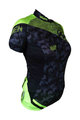 HAVEN Tricou de ciclism cu mânecă scurtă - SINGLETRAIL WOMEN - negru/verde