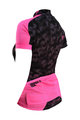 HAVEN Tricou de ciclism cu mânecă scurtă - SINGLETRAIL WOMEN - negru/roz