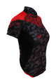 HAVEN Tricou de ciclism cu mânecă scurtă - SINGLETRAIL WOMEN - negru/roșu