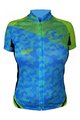 HAVEN Tricou de ciclism cu mânecă scurtă - SINGLETRAIL WOMEN - albastru/verde