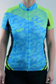 HAVEN Tricou de ciclism cu mânecă scurtă - SINGLETRAIL WOMEN - albastru/verde