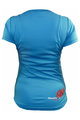 HAVEN Tricou de ciclism cu mânecă scurtă - AMAZON II SHORT - albastru/roz