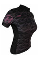 HAVEN Tricou de ciclism cu mânecă scurtă - SKINFIT WOMEN - negru/roz