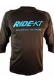 HAVEN Tricou de ciclism cu mânecă scurtă - RIDE-KI - negru/albastru