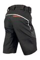 HAVEN Pantaloni scurți de ciclism fără bretele - RAINBRAIN - negru/roșu
