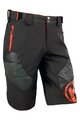 HAVEN Pantaloni scurți de ciclism fără bretele - RAINBRAIN - negru/roșu