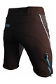HAVEN Pantaloni scurți de ciclism fără bretele - SINGLETRAIL LADY - negru/albastru
