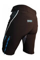 HAVEN Pantaloni scurți de ciclism fără bretele - SINGLETRAIL LADY - negru/albastru