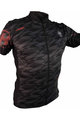 HAVEN Tricou de ciclism cu mânecă scurtă - SKINFIT - negru/roșu