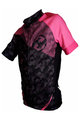 HAVEN Tricou de ciclism cu mânecă scurtă - SINGLETRAIL KID - negru/roz
