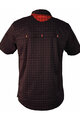 HAVEN cămașă - AGNESS SLIMFIT - negru/roșu