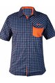 HAVEN cămașă - AGNESS SLIMFIT - portocaliu/albastru