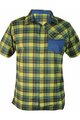 HAVEN cămașă - AGNESS SLIMFIT - albastru/galben