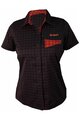 HAVEN cămașă - AGNESS SLIMFIT - negru/roșu