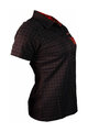 HAVEN cămașă - AGNESS SLIMFIT - negru/roșu