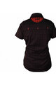 HAVEN cămașă - AGNESS SLIMFIT - negru/roșu