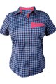 HAVEN cămașă - AGNESS SLIMFIT - albastru/roz