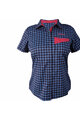 HAVEN cămașă - AGNESS SLIMFIT - albastru/roz