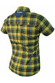 HAVEN cămașă - AGNESS SLIMFIT - albastru/galben