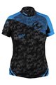 HAVEN Tricou de ciclism cu mânecă scurtă - SINGLETRAIL WOMEN - negru/albastru